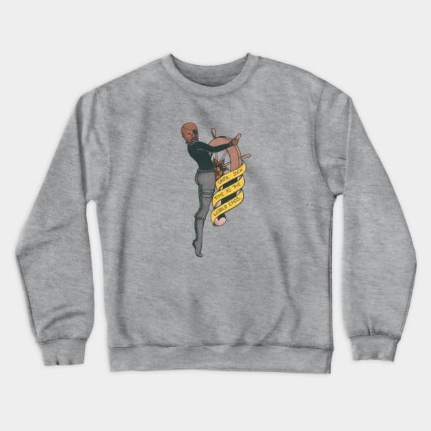 Sailor Fury Crewneck Sweatshirt by Joyia M